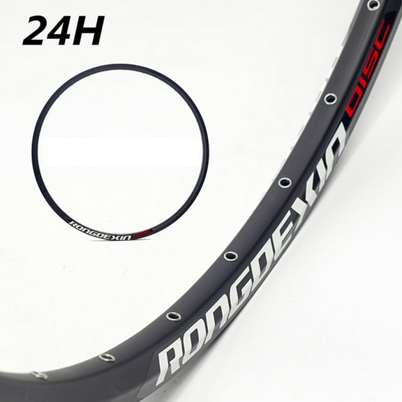 1Pc Bike Wheel Rim 26 Inch Mountain Bike Wheel Rim 24 28 32 36 Hole Double Disc Wheel Rim Mtb Bicycle Wheel Parts 32 Holes Fangkenuo