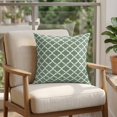 thumbnail image 4 of 16x16 Pillow Covers Set of 2, Sage Green Morocco Square Throw Pillow Covers for Couch/Sofa/Living Room, Minimalist Boho Ethnic Abstract Motif Decorative Soft Pillowcases for Couch Throw Pillows, 4 of 9
