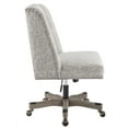 thumbnail image 4 of Urbanpro Criss Cross Wood Upholstered Office Chair in Antique Gray, 4 of 10