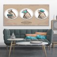 thumbnail image 1 of Design Art - Coq vintage Dessiné à la Main style hipster, 1 of 3