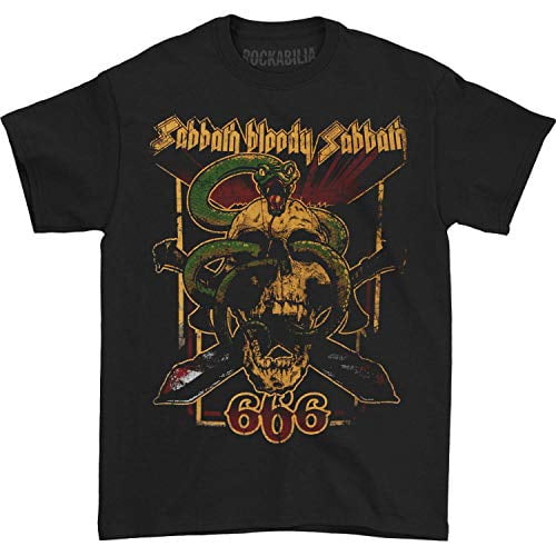 Black Sabbath Men's Bloody Sabbath 666 T-Shirt XX-Large Black
