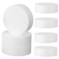 thumbnail image 5 of COOPHYA Craft Making Foam Cylinder White 7Pcs 6.0X6.0X1.6In, 5 of 7