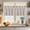 Beige&brown-26"W x 24"L (Pack of 2), variant on Cotton Linen Swag Valance Curtains Beige&brown, 61"W x 36"L (Pack of 1) Window Treatments