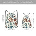 thumbnail image 4 of XMXT Unisex Drawstring Backpack for Women Men, Hand Painted Persian Print Waterproof Gym Bag String Bags for Shopping Sport Travel, s, 4 of 8