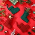 thumbnail image 6 of 12 Pcs Christmas Mini Stockings Xmas Classic Stocking Small Hanging Christmas Fireplace Decoration for Holiday Party, 6 of 7