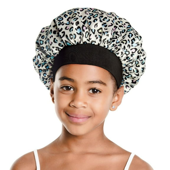 Red by Kiss Kids Satin Bonnet Double Wear | Reversible Protective Hair Bonnet – Choose Color