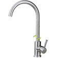 thumbnail image 3 of Brushed 2-Function Kitchen Faucet with 360° Rotating Swivel Spout in 304 Stainless Steel, 3 of 4