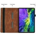 thumbnail image 2 of Allytech Case for iPad Pro 11 Inch 4th/3rd/2nd/1st Gen/iPad Air 11 inch 2024, Lovely Pattern PU Leather Wallet Auto Sleep Wake Shockproof Cover with Stylus Holder Card Slots, Fit iPad Air 4/5, Brown, 2 of 8