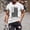 White, variant on Tactical Distressed USA Flag T-Shirt - Men's Short Sleeve Crew Neck Tee Patriotic Fitness Gym Casual Tee