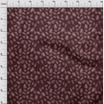 thumbnail image 4 of oneOone Silk Tabby Maroon Fabric Leaf With Chevron Craft Projects Decor Fabric Printed By The Yard 42 Inch Wide, 4 of 5