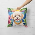 thumbnail image 2 of Maltipoo Luau Throw Pillow 18 in x 18 in, 2 of 5