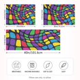 thumbnail image 2 of Yayeee Pillowcase King Size Set of 2 Satin Wrinkle Resistant Pillow Case, Colorful Psychedelic, 2 of 7