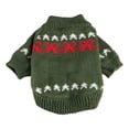 thumbnail image 2 of Bifavgk Christmas Dog Sweater, Warm Knit Turtleneck Puppy Pullover, Winter Holiday Pet Clothes for Small & Medium Dogs, 2 of 9
