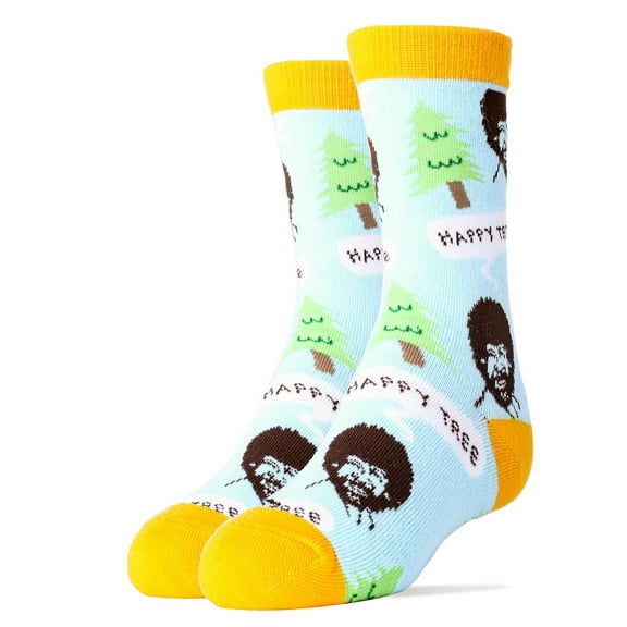 Oooh Yeah! Youth Crew Sock (Bob Ross Happy Trees)