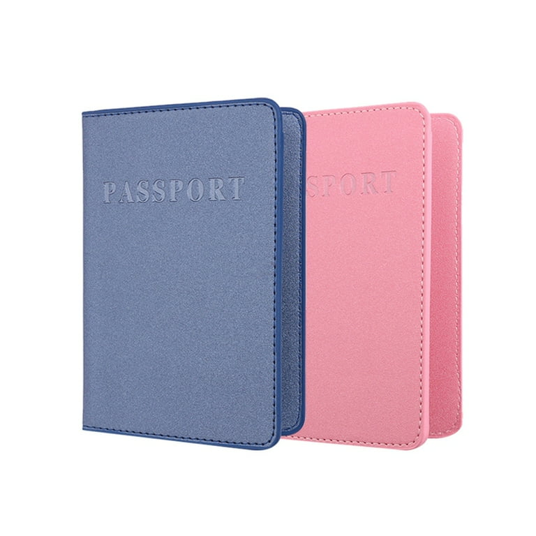 2pcs PU Leather Passport Cover