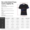 thumbnail image 4 of Bixox Men's Mathematica Science Printed Short Sleeve Skinny Athletic T-Shirt, 4 of 6