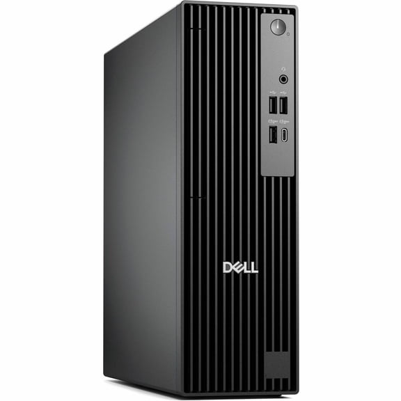 Dell Pro Slim QCS1250 Desktop Computer, Intel Core Ultra 5 235, 16 GB, 256 GB PCI Express NVMe 4.0 SSD, Slim PC, Standard Black