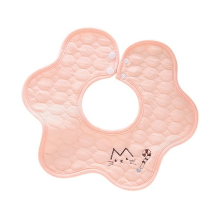 

Brand Clearance! 360 Degrees Kids Bibs Waterproof Rotating Petal Saliva Towel Kids Bib Kids Cartoon Pattern Waterproof Rice Pocket