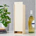 thumbnail image 5 of Twine Magnum Wine Gift Box 1-Bottle Wooden Wine Box, Holiday, Wedding Gifts, 5 of 7