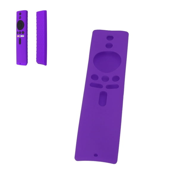 Funda Protectora de Silicona para Mando A Distancia mi Caja S TV Stick antideslizante A Prueba de Golpes Ligero Ligero Con Cordón Duradero Suave Negro