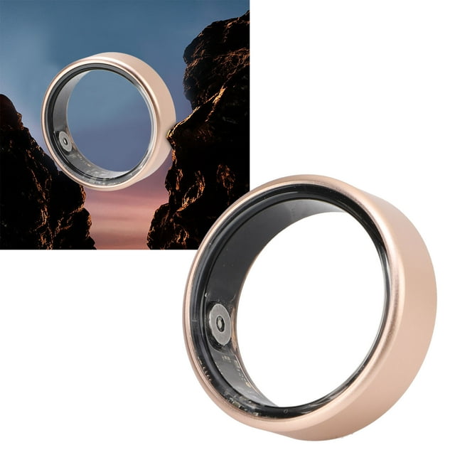 Smart Ring Fitness Tracker, Support Multiple Sports Modes, Camera Control. Ultra Thin Wearable Smart Ring with Charging Case for Men Women, 5ATM Water Resistant