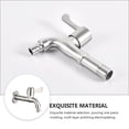 thumbnail image 4 of RUNROTOO Stainless Steel Bathroom Tap for Washing Machine with Silver Finish Ensuring Durability and Reliability G1/2 Inch, 4 of 8