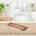 thumbnail image 3 of IH Casa Decor Acacia Wood Rect. Serving Board With Dual Handle On Stand, 3 of 3