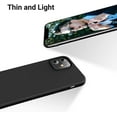 thumbnail image 4 of Soft Silicone Designed for iPhone 12/12 Pro Case,[Military Grade Drop Protection] [Anti-Scratch Microfiber Lining] Shockproof Protective Phone Case Slim Thin Cover 6.1 inch, (Black), 4 of 13