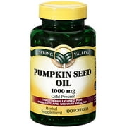 Spring Valley Pumpkin Seed Oil 1000mg