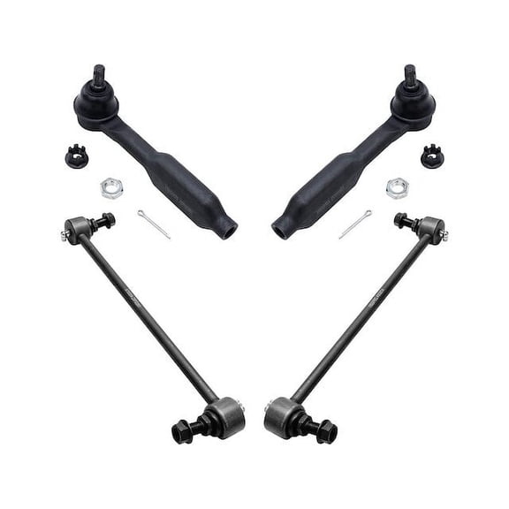 Front Tie Rod and Sway Bar Link Kit - Compatible with 2005 - 2009 Honda Odyssey Touring 2006 2007 2008