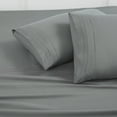 thumbnail image 5 of Pillowcases 2 Pack Standard/Queen Embroidered Super Soft Brushed Microfiber Solid - Grey, 5 of 8