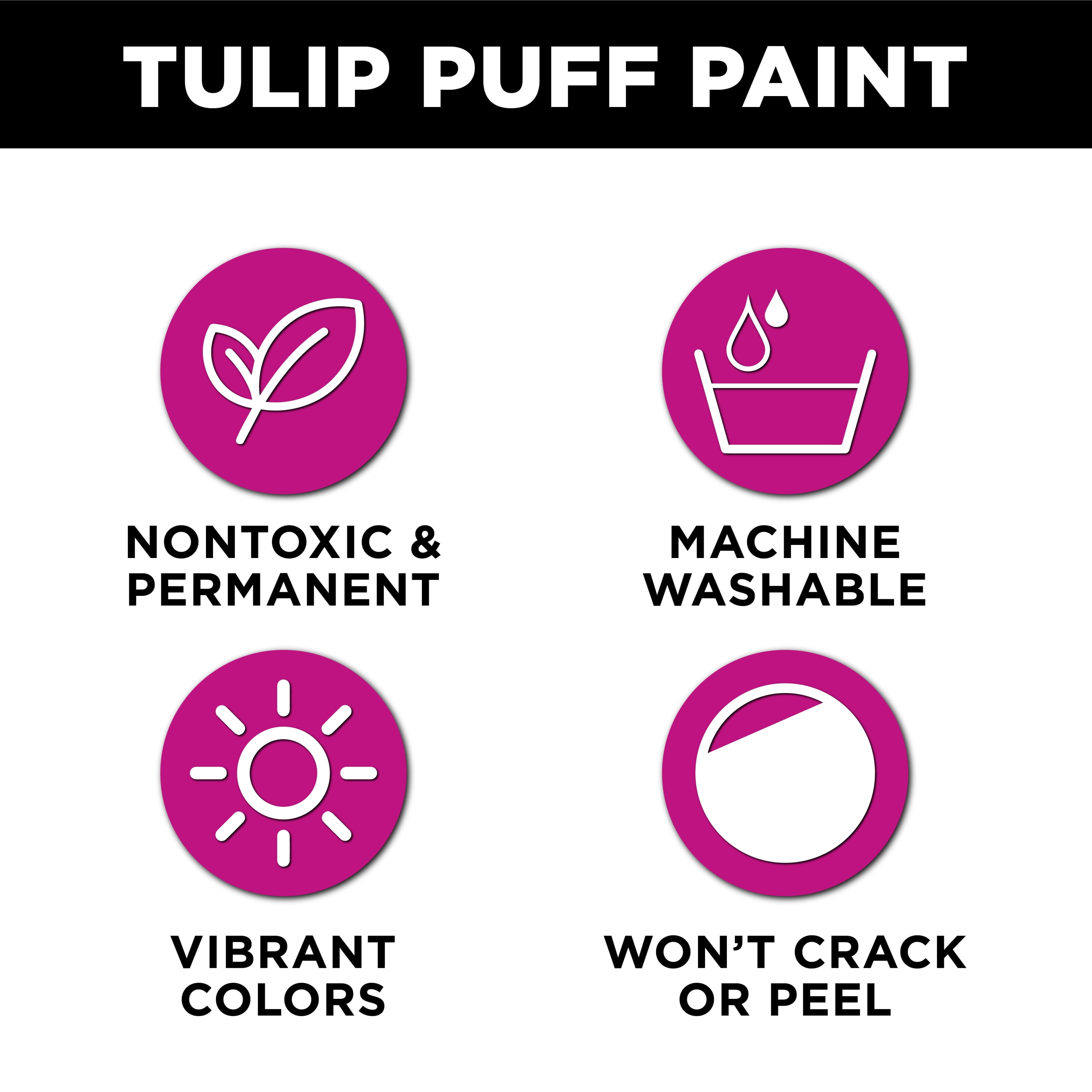 Tulip Dimensional Fabric Paint Metallics 1.25 fl oz 6 Pack – Tulip Color  Crafts
