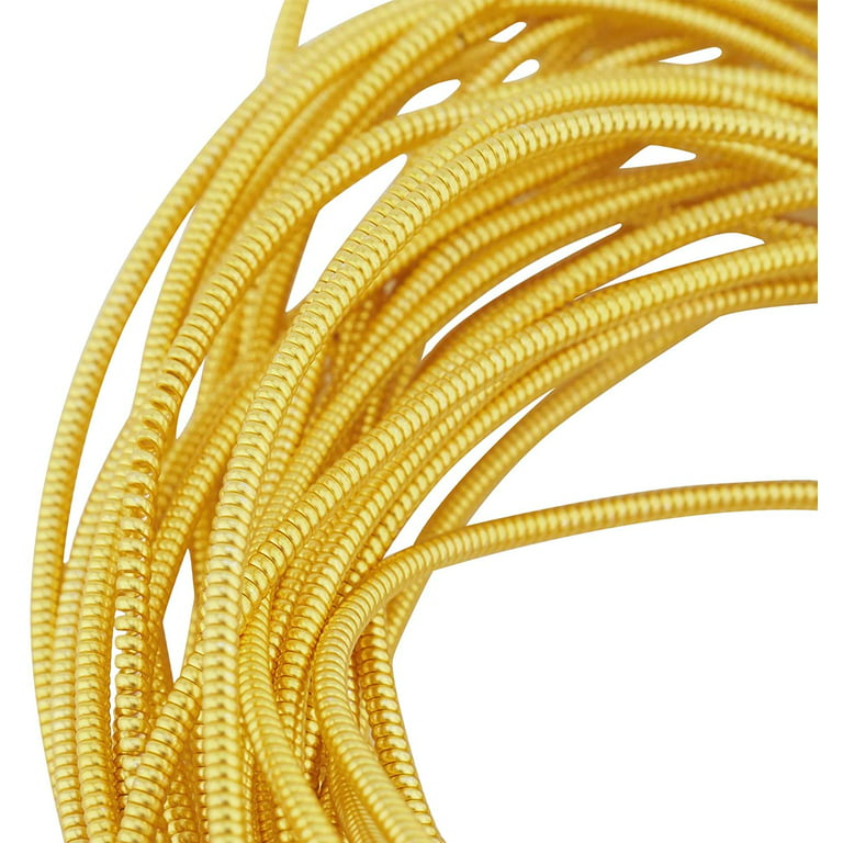 1Box 1mm French Bullion Wire Gold Spiral Copper Wire with Storage Box for  Embroidery Beading and Clothes Decoration