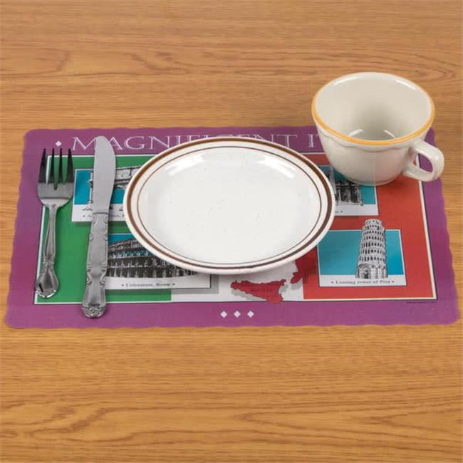 Laminated LP2004 CPC 10 x 14 in. Italy Placemats Case of 1000