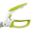 thumbnail image 2 of LIVINGO Spring Action Fabric Scissors, Professional Sharp Heavy Duty Shears，10 inch Green / White, 2 of 7