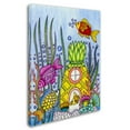 thumbnail image 2 of Trademark Fine Art 'Sea Life 4 - Color' Canvas Art by KCDoodleArt, 2 of 3