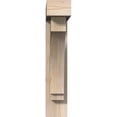 thumbnail image 2 of Ekena Millwork 5 1/2"W x 24"D x 28"H Imperial Block Smooth Bracket w/ Offset Brace, Douglas Fir, 2 of 25