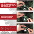 thumbnail image 6 of FOLDLIFE 4.5ft Flocked Potted Christmas Tree with Berry Clusters and Red Berrie, Pre-Lit Artificial Christmas Tree with 108 Warm White LED Lights and 8 Lighting Modes,Vintage Potted Base, 6 of 6