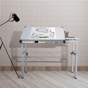 Yaheetech Adjustable Drafting Table Workstation Drawing Desk