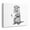 A, variant on XaaKee Canvas Wall Art Prints Otter Toilet Paper Whimsical Sketch Inner Framed 1812Inch