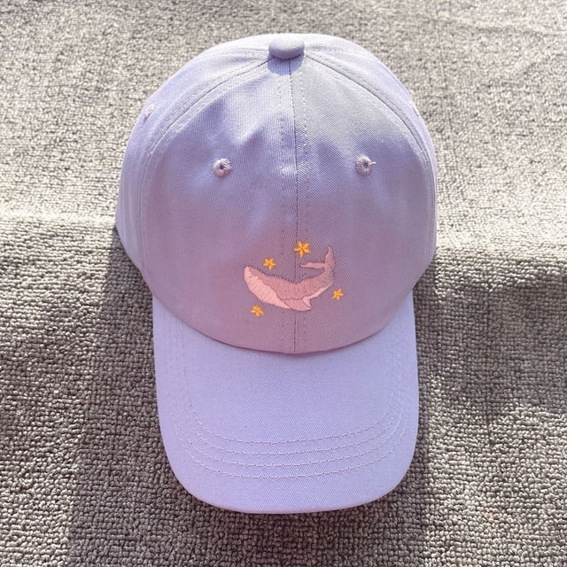 Kpop BTS 10th Anniversary FESTA Merch Ball Gorra Púrpura Whale Logo Bordado Gorras De Béisbol