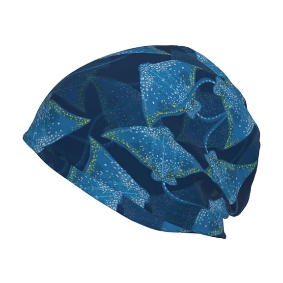 Naloa Stingray Beanie for Men Women Knitted Unisex Winter Hat Beanies Cap Knit Cuffed Beanies Hats