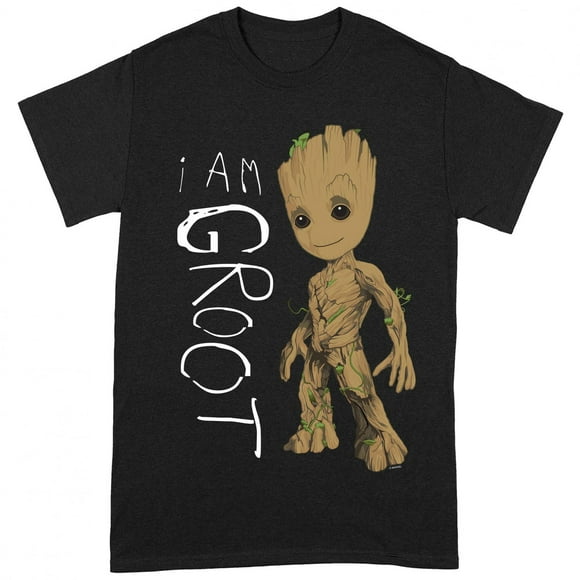 Guardians Of The Galaxy 2 Adult I Am Groot Scribble T-Shirt