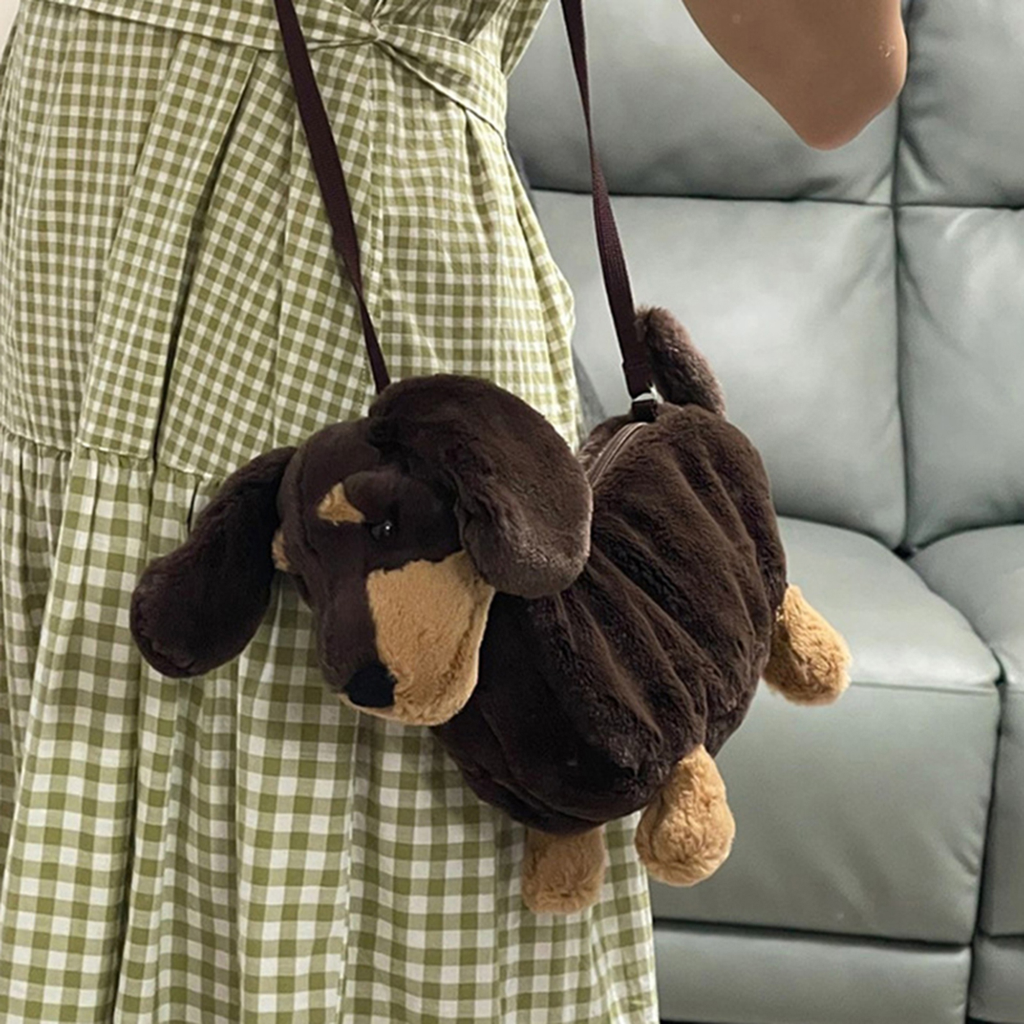 A dog-shaped purse carried by Janelle Monae is seen at the 2023 BAFTA Tea  Party, Saturday, Jan. 14, 2023, at the Four Seasons Hotel Los Angeles at  Beverly Hills, in Los Angeles. (