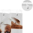 thumbnail image 5 of Coolnut Cavalier King Charles Spaniel Dog Bath Shower Curtain Liners 72"x72", 100% Polyester Waterproof with C-Shaped Curtain Hook Modern Bathroom Decoration 1 Panel, 5 of 5