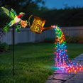 thumbnail image 4 of Solar Garden Lights Outdoor, Hummingbird Solar Stake Light with Color Changing LED, Waterproof Stainless Steel Lawn Decor for Yard Patio Pathway Walkway Flower Bed, 4 of 4