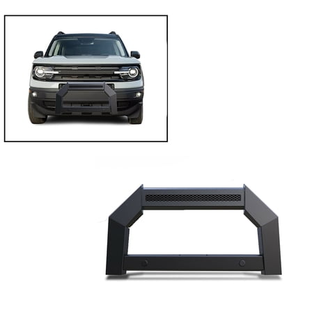 Black Horse Off Road ABF07NL Armour Bull Bar No Skid Plate for Ford Bronco