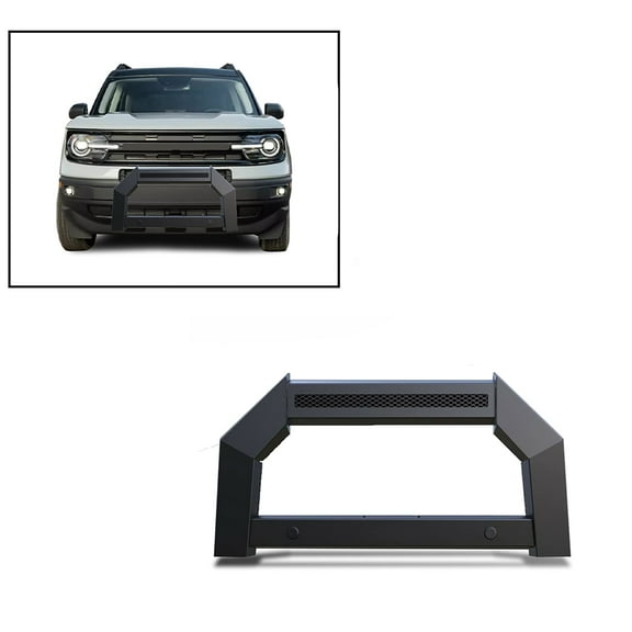 Black Horse Off Road ABF07NL Armour Bull Bar No Skid Plate for Ford Bronco