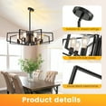 thumbnail image 6 of LovingAHome 8-Light Dinging Room Lighting Chandeliers for Dining Room Kitchen Island Bedroom,Black, 6 of 9