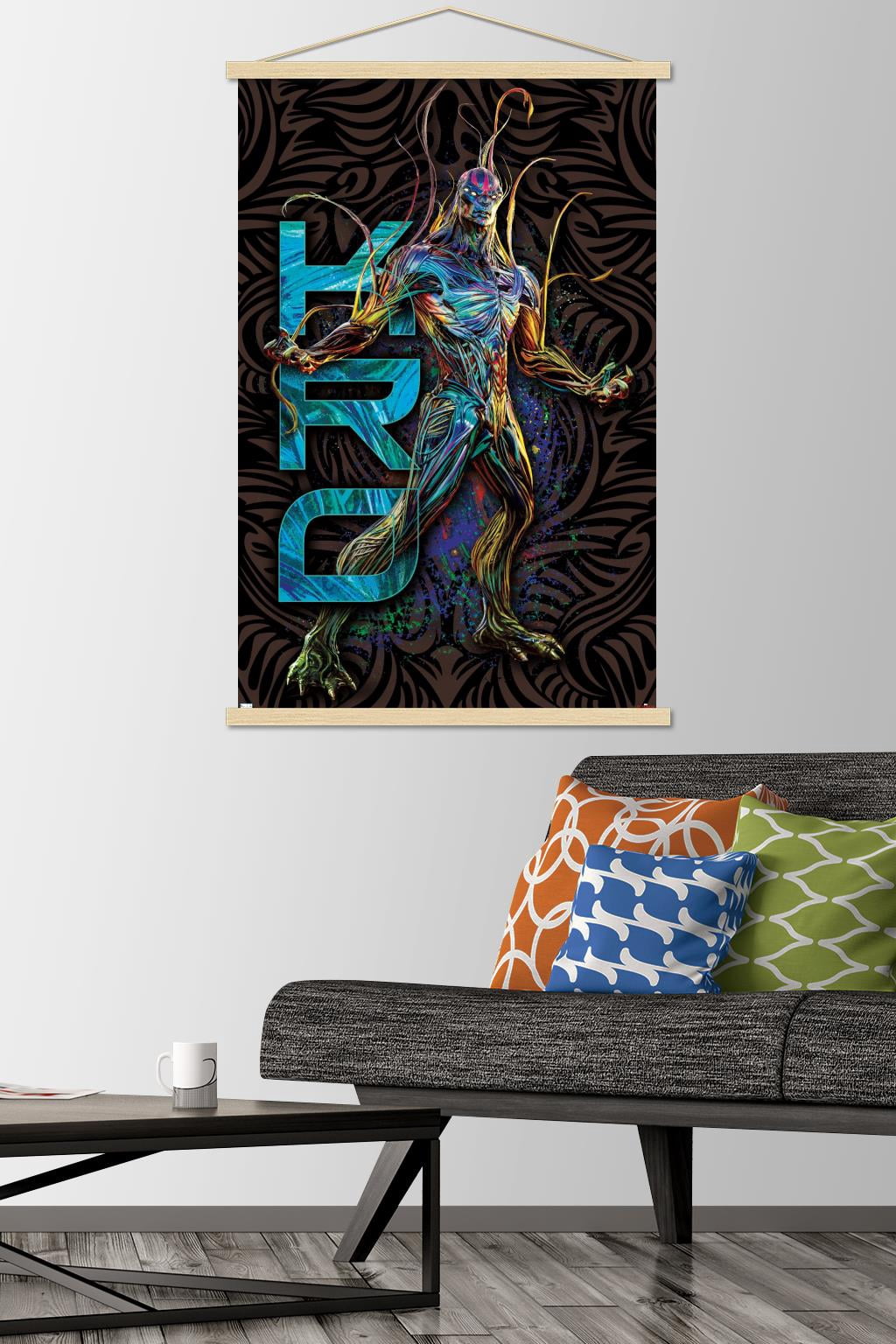 Marvel Eternals - Kro Wall Poster with Wooden Magnetic Frame, 22.375" x 34"